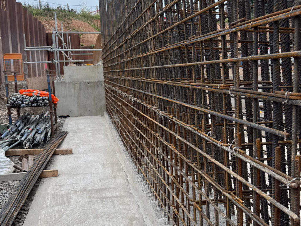 HS2 Overbridge infrastructure project in Birmingham
